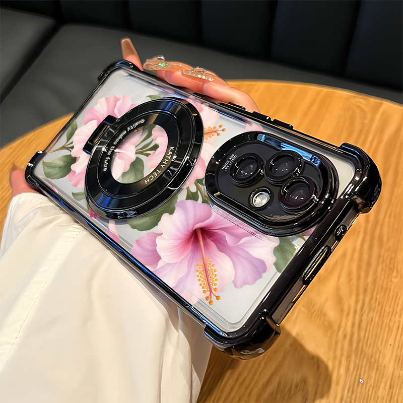 Pink Hibiscus Flowers Pattern  - Oppo A78 ulasan dan harga