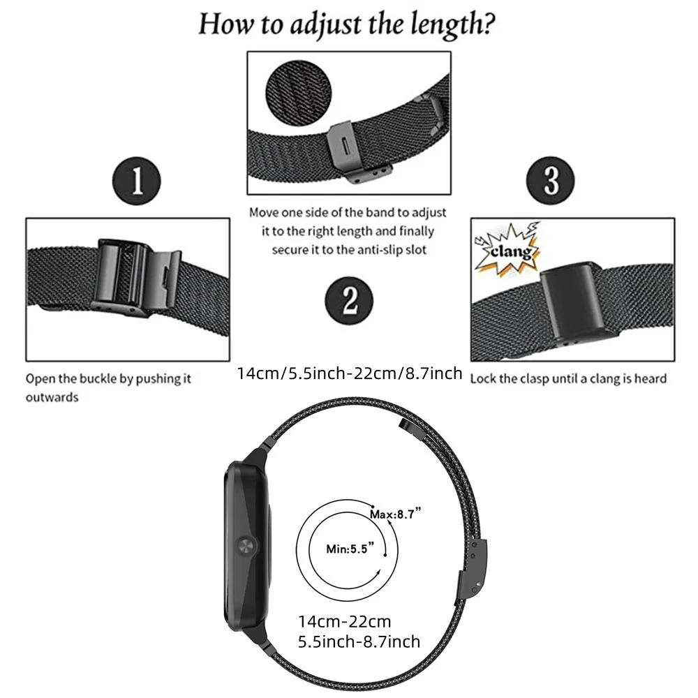 Metal Bands for Honor Watch 4  - Stainless Mesh Band ulasan dan harga