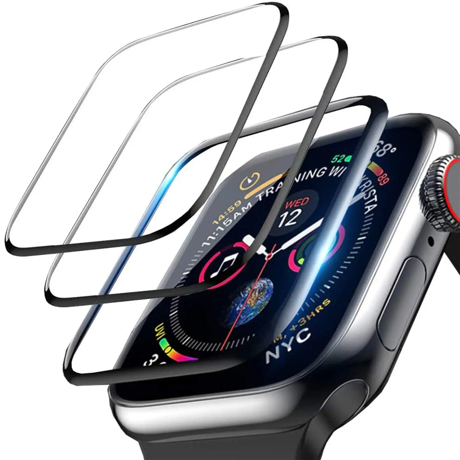 3D Tempered Glass For Apple Wa - Smart Watch Accessories ulasan dan harga