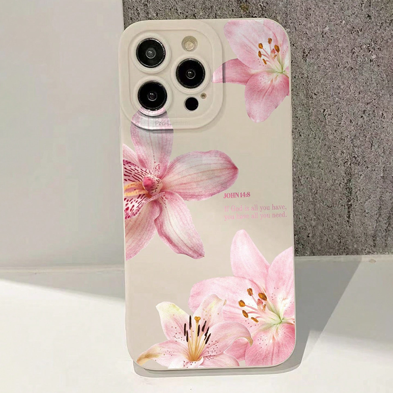 Blue Floral Painted Silicone C - Samsung Galaxy A55 ulasan dan harga