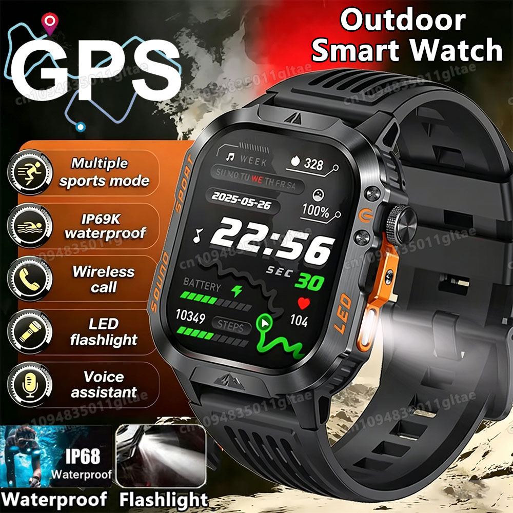 2026 New Military Smart Watch  - Smartwatch Custom ulasan dan harga