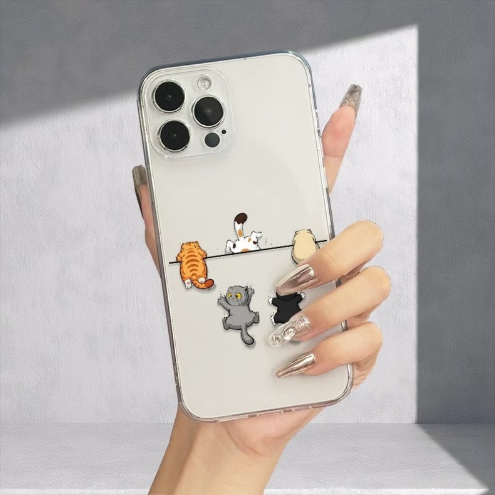 Five Cute Cat Pattern Phone Ca - Apple Iphone 15 ulasan dan harga
