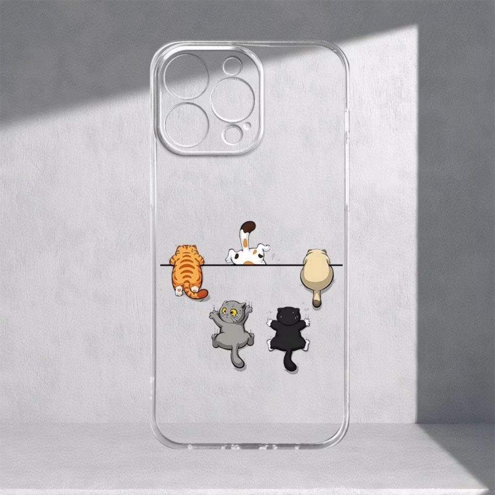 Five Cute Cat Pattern Phone Ca - Apple Iphone 15 ulasan dan harga