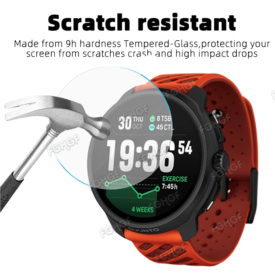 Tempered Glass Protective Film - Smartwatch Watch Accessories ulasan dan harga