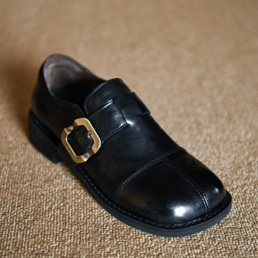 Genuine Leather Women Loafers  - Leather Classic Strap ulasan dan harga