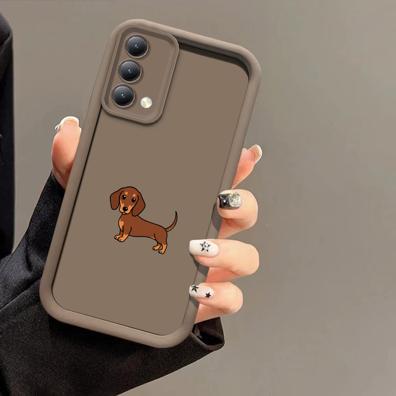 Dachshund Silhouette Dog Phone - Realme C67 ulasan dan harga