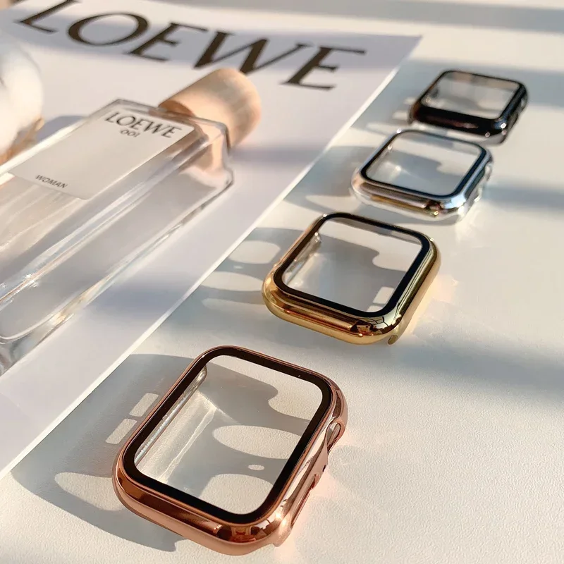 Glass+case For Apple Watch ban - Garmin Smartwatch Accessories ulasan dan harga