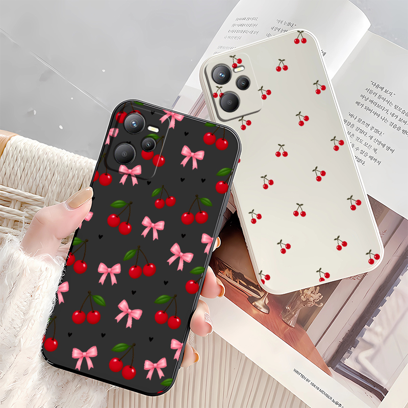 Cherry Print Case For OPPO Rea - Realme C67 ulasan dan harga