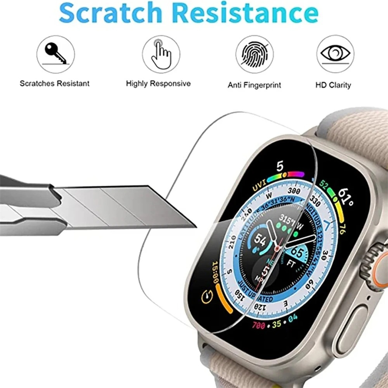 Tempered Glass for Apple Watch - Watch Face Protector ulasan dan harga