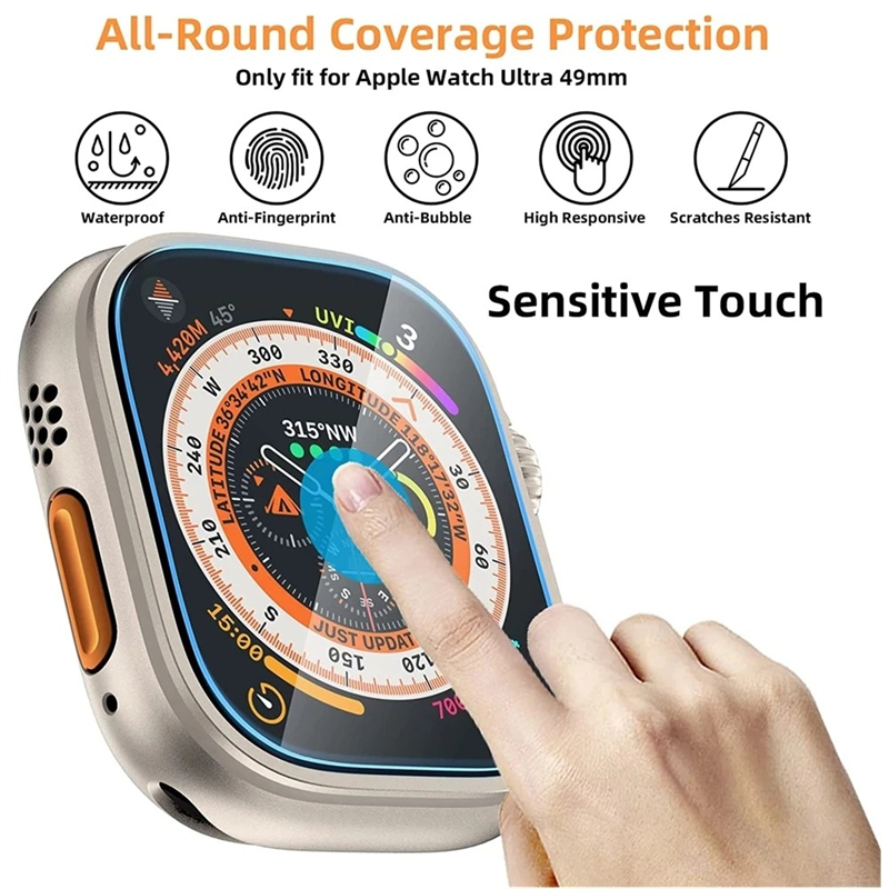 Tempered Glass for Apple Watch - Watch Face Protector ulasan dan harga